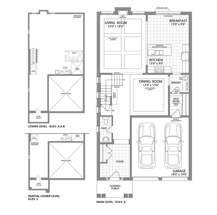Roseville Elevation Lower A B & C